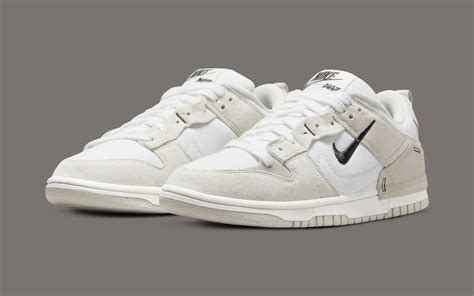 nike dunks ivory black